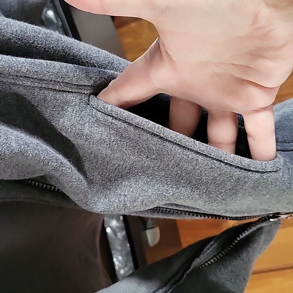 Athletic works extra large 16-18 full zip medium gray hoodie - Picture 4 of 7